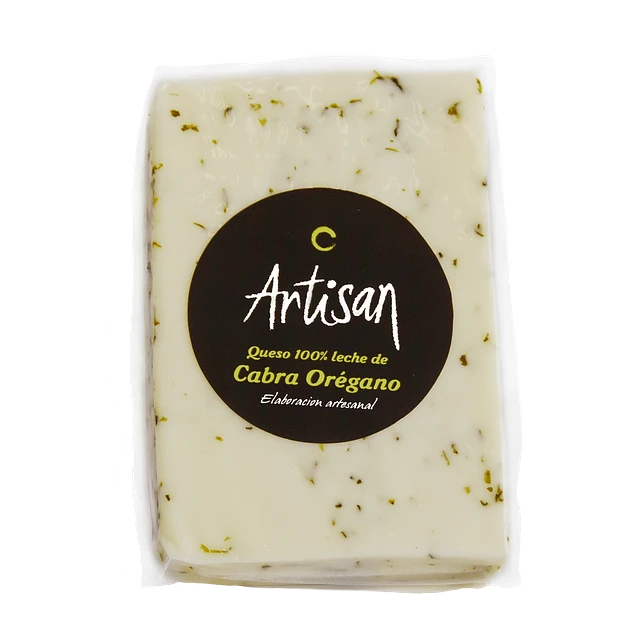 QUESOS DE CABRA Tradicional Oregano 180 Gr x24 UN